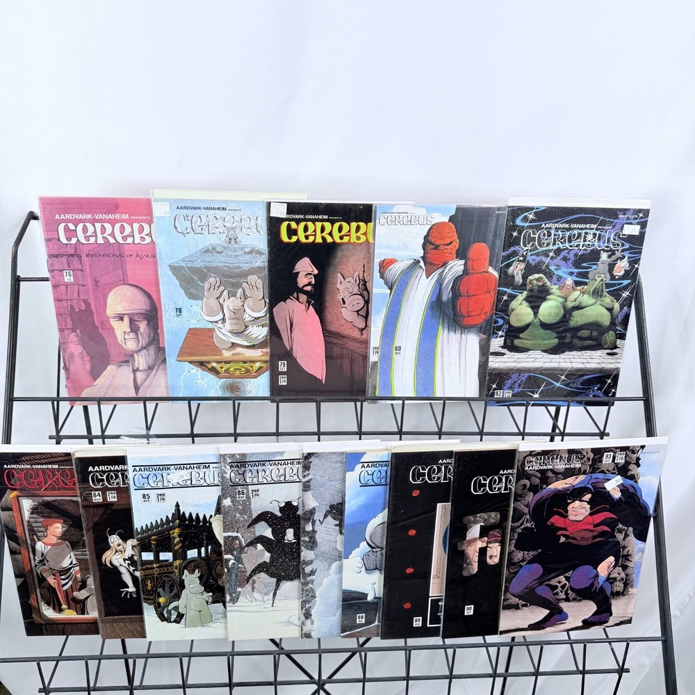 Cerebus‎ the Aardvark 76 78-80 82-90 93 Lot Vanaheim Comics Dave Sim Sacred Wars